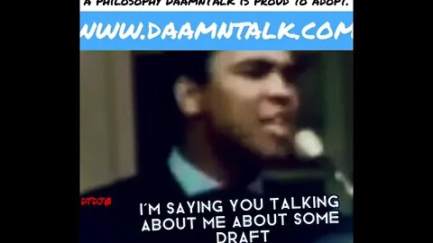 DailyDaamn 9-2-22 @Muhammad Ali ‘the draft’ -@DaamnTalk #dtdjø - “Where People Proceed Information”