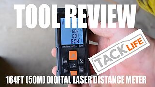 TOOL REVIEW - TackLIFE Laser Distance Measure Tool - Digital Range Finder