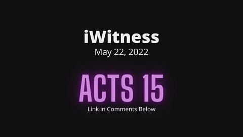 Acts 15 Read & Discuss