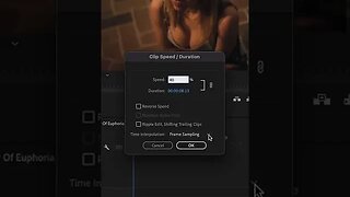 SMOOTH SLOW MOTION in Premiere Pro! #shorts #videoediting #tutorial