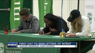 Bakersfield athletes signing their National Letters of Intent