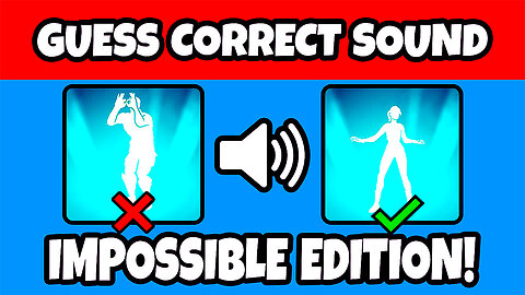 Guess The Correct Fortnite Emote Sound in Fortnite Creative