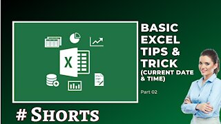 Basic Excel Tips & Tricks (Current Date and Time) #Shorts #Excel