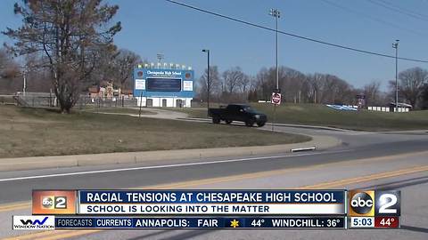 Racial tensions at Chesapeake High School