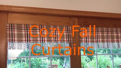 Up Cycle Cozy Kitchen Fall Curtains