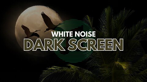 WHITE NOISE FOR DEEP SLEEP- Dark Screen