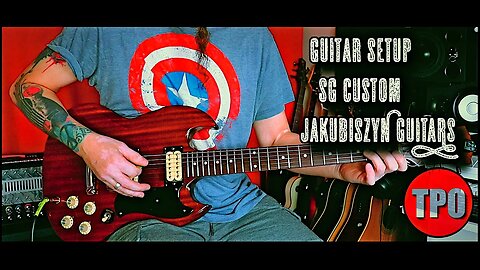 Guitar Setup - Custom SG /Jakubiszyn Guitars/ #SGguitar #guitarsetup #mesaboogie #davidlaboga