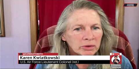 LtCol. Karen Kwiatkowski #Assange is FREE! - Mossad in the Pentagon
