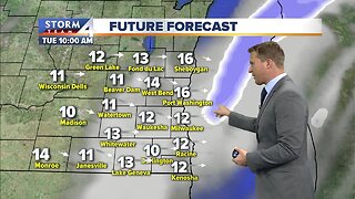 Windy, possible flurries Tuesday