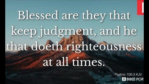 Do righteousness to be righteous