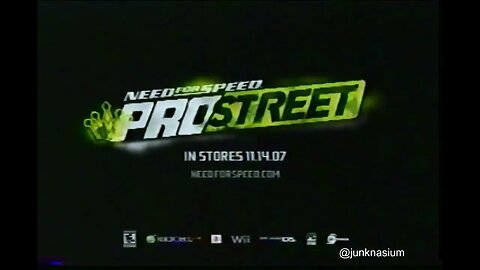 Need For Speed Pro Street PS3 "Racing" Trailer (2007 Racing Game)