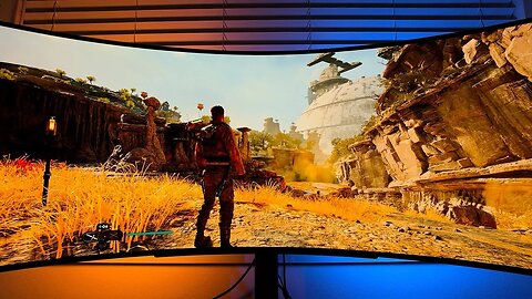 Star Wars Jedi: Survivor | LG 45" ULTRAWIDE 240hz OLED Gaming Monitor | LG45GR95QE | RTX 4090