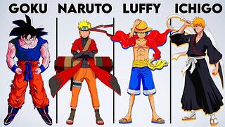 Goku vs. Naruto vs. Luffy vs. Ichigo | Who Has The Highest Kill Count?