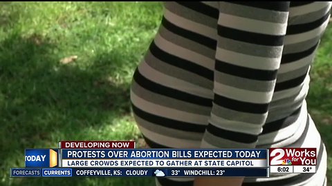Protests over abortion bills expected Tuesday
