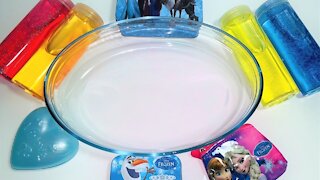 Frozen Slime | Mixing Many Things into Slime | Satisfying Slime