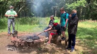 Boy Scouts hold summer camp with limited number of scouts