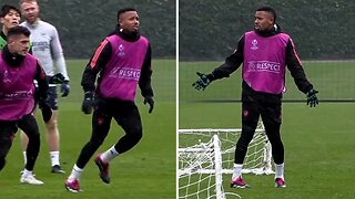 Gabriel Jesus BACK IN FULL TRAINING as Arsenal train ahead of Sporting Lisbon Europa League clash