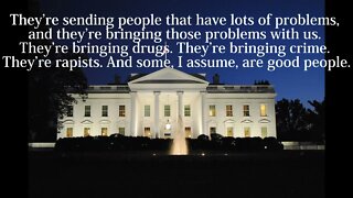 Donald Trump Quotes - They're sending people that have lots of problems...