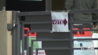 Group of volunteers working as poll monitors in Arizona
