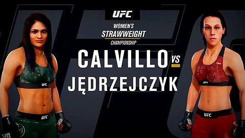 EA Sports UFC 3 Gameplay Joanna Jędrzejczyk vs Cynthia Calvillo