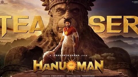 HANUMAN Hindi New Teaser | Prasanth Varma Cinematic Universe | Teja Sajja, Vinay Rai, Varalaxmi