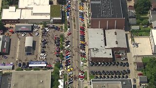 Chopper 7 over the Woodward Dream Cruise