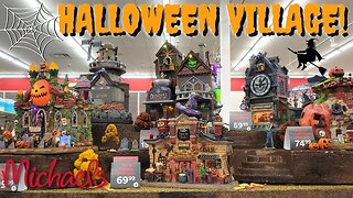 🦇 LEMAX HALLOWEEN VILLAGE TOUR 🦇| MICHAEL'S | #michaels #michaelsstore #lemax #halloween