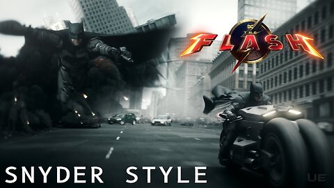 Batman Motorcycle Chase - Zack Snyder Style