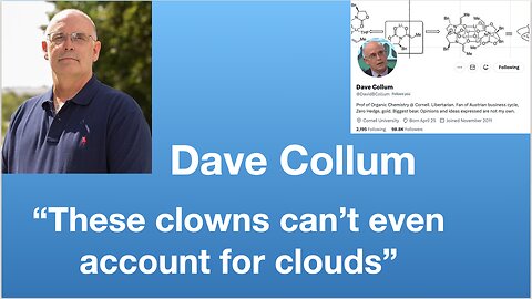 Dave Collum: “These clowns can’t even account for clouds” | Tom Nelson Pod #162