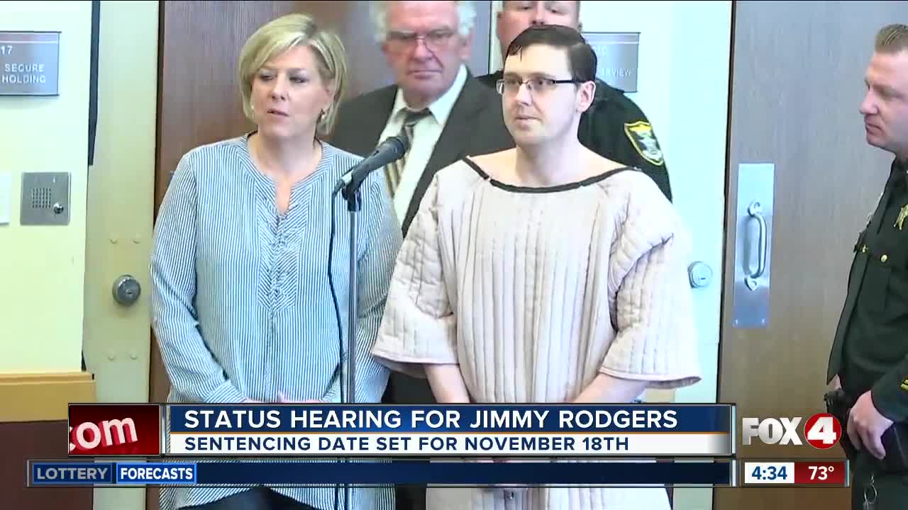 Jimmy Rodgers sentencing still set for Monday