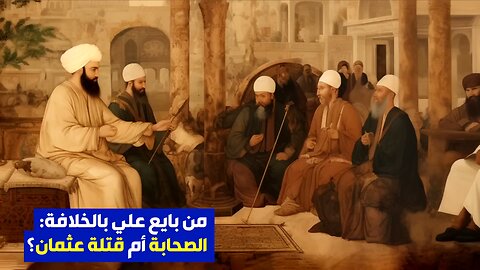 معاوية الخليفة الرابع (2) قتلة عثمان يختارون علي بن ابي طالب خليفة للمسلمين