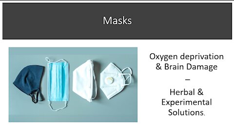 Masks - Hypoxia - Preventing Brain Damage with supplements