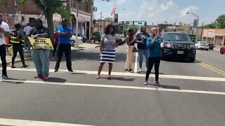 the Stop the violence rally and March in Newark New Jersey