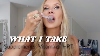 Wellness Wednesday - My Supplements, HRT, and Retinol For The Body