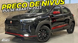 NOVO FIAT PULSE ABARTH 2023 PRETO VULCANO É MELHOR QUE VW NIVUS E FIAT FASTBACK POR R$150 MIL?