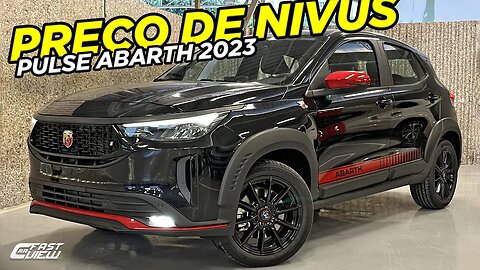 NOVO FIAT PULSE ABARTH 2023 PRETO VULCANO É MELHOR QUE VW NIVUS E FIAT FASTBACK POR R$150 MIL?