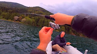|4K| Trout Fishing Beautiful PNW Lake Early Stalker Season