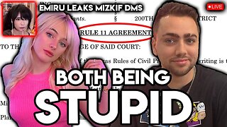 NEW OTK Defamation Lawsuit Update Mizkif and Adrianah are making BIG mistakes Emiru Leaked DMs