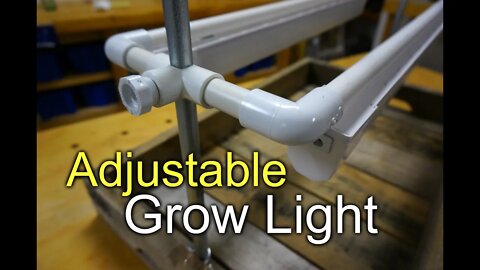 Grow Light Seed Tray - DIY PVC Adjustable