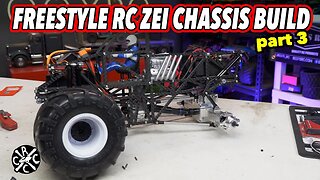 Freestyle RC ZEI Chassis Monster Truck Build: PART 3 - Installing Shocks and Finishing Up