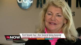 First female Four-Star General being honored