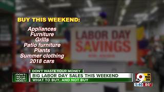 Big Labor Day sales this weekend