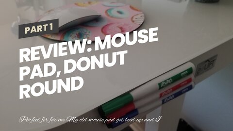Review: Mouse Pad, Donut Round Mousepad, Circular Mouse Pads for Computers , Office Desk Access...