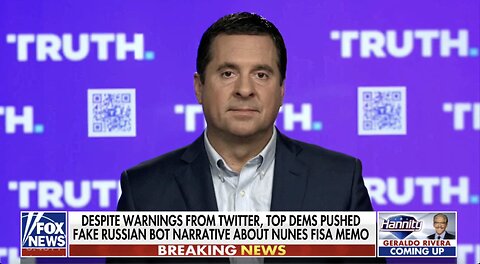 Nunes: Dems, mainstream media used Russia Hoax to corrupt and control social media