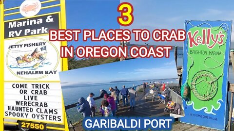 3 PLACES TO CRAB IN OREGON COAST