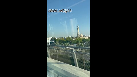 See the beautiful view of Dubai Metro ￼