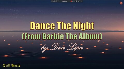 Dua Lipa - Dance the Night (Barbie Album) Lyrics Video 2023