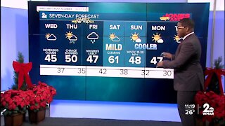 FORECAST: Rain Free & Seasonal Temps for Wednesday