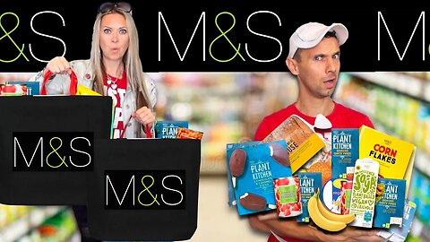 Can we BUY our WEEKLY FOOD SHOP from M&S for £30? 😃 *grocery haul