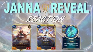 Janna - Newest Revealed Champion | Legends of Runeterra Reaction